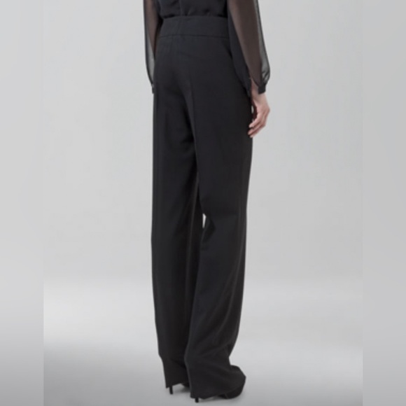 AKRIS PUNTO Karla 100% wool TROUSERS PANTS - Picture 10 of 10